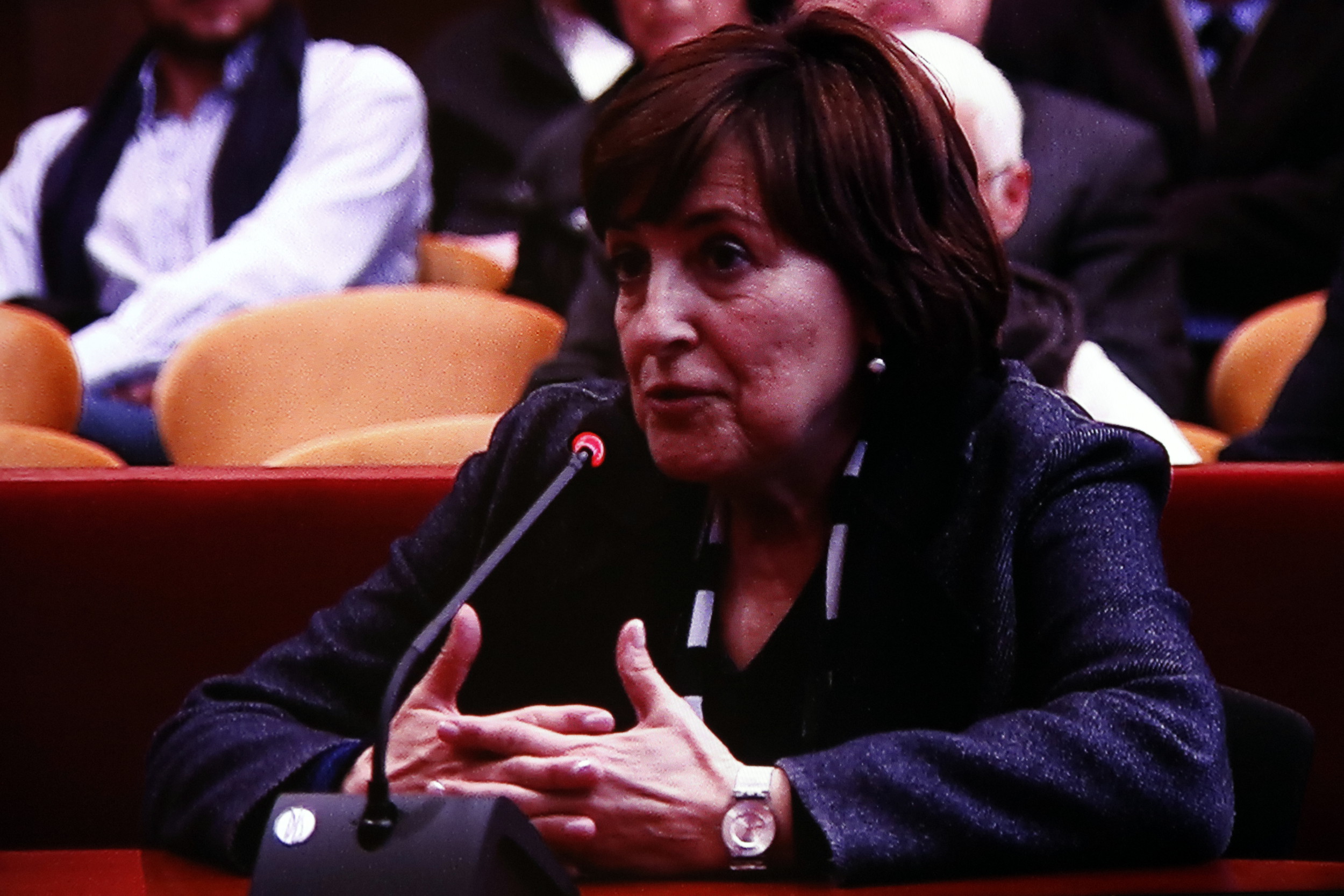 Former director of Barcelona’s Department for Education, Montserrat Llobet, testifying before Barcelona's High Court (by ACN)